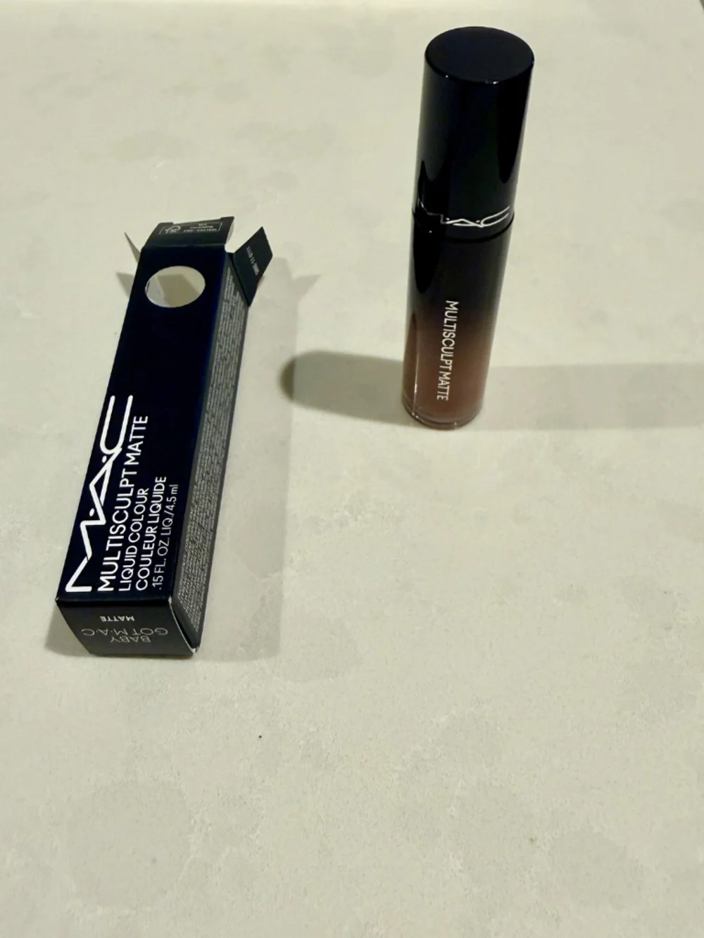 MAC Multisculpt Matte Liquid Eyeshadow And All over color in Baby Got MAC